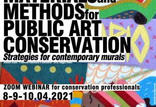 13100Webinar “Materials and Methods for Public Art Conservation. Strategies for contemporary murals”