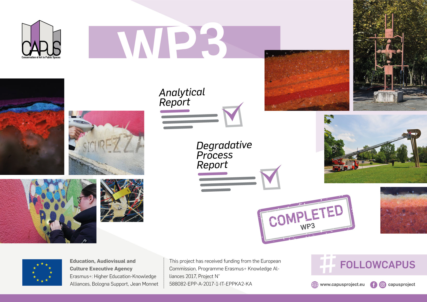 Work Package 3 (Analytical characterisation of the selected artworks): Final Report